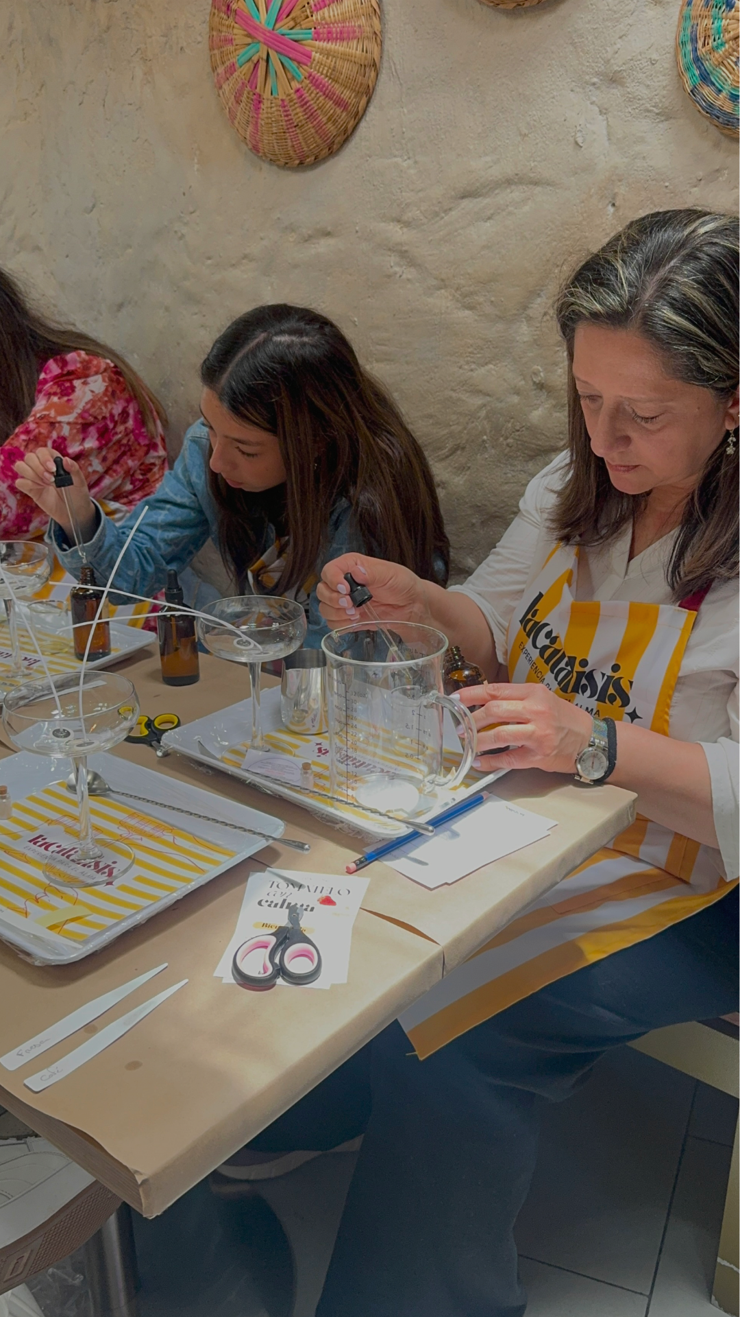 Experiencia creando velas